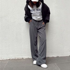 Princess Polly Archer Pants - Slate